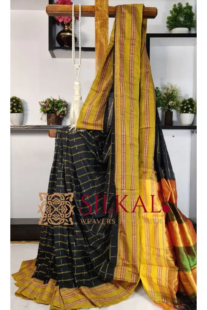 SKL03437 Ilkal Cotton Silk Gayatri Handloom Saree  