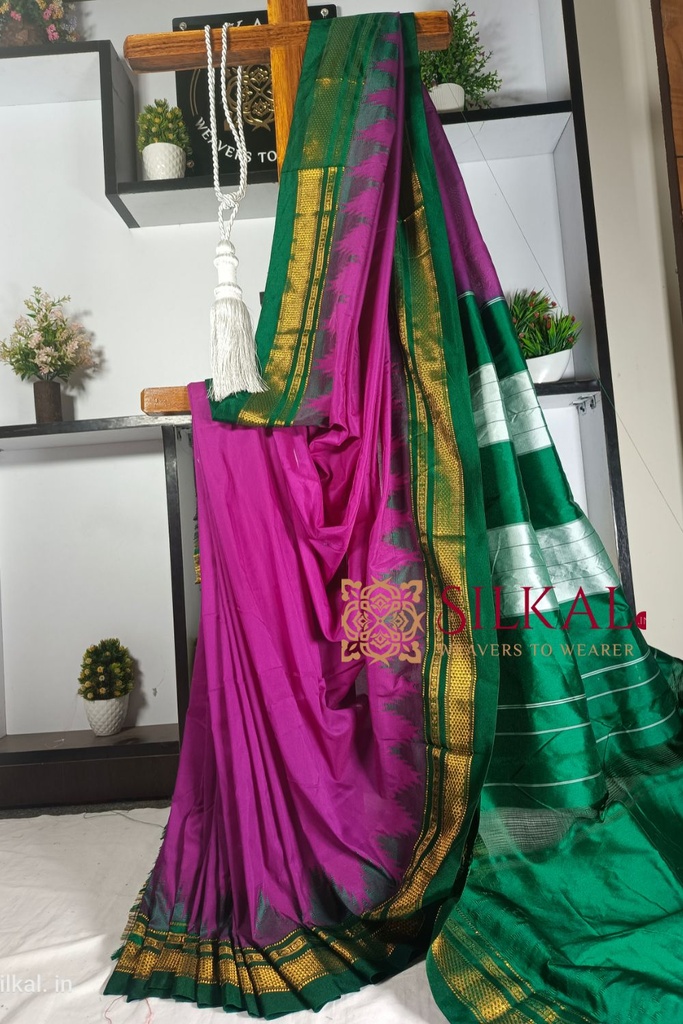 Ilkal Temple Saree