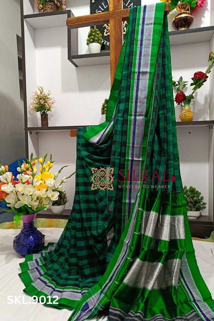 Ilkal Cotton Silk Chikki Paras Handloom Saree