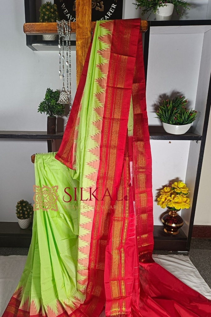 Ilkal Temple Saree