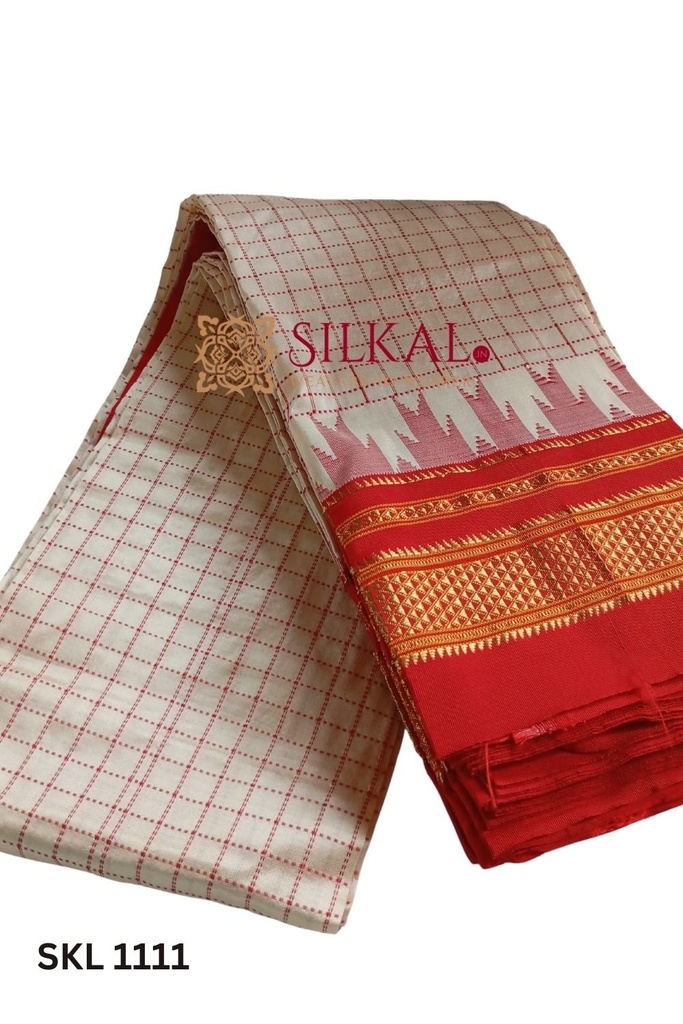 Pure Silk Ilkal Handloom Saree