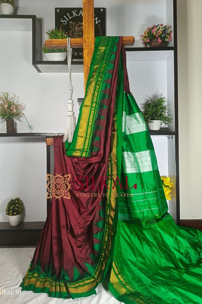 Ilkal Temple Saree