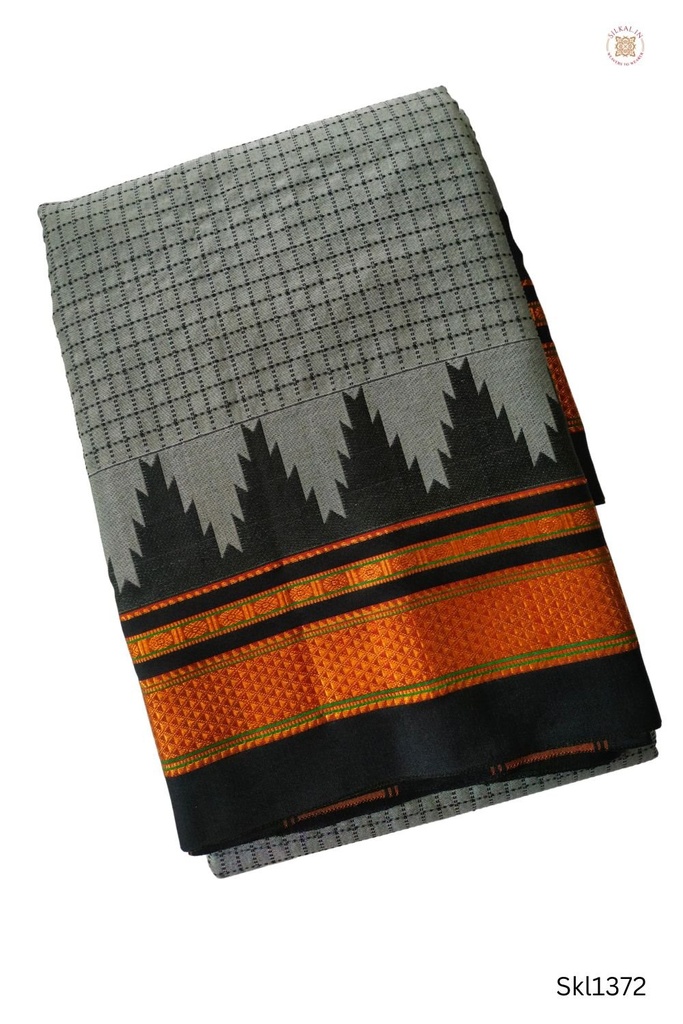 Ilkal Checks Chaduranga Saree