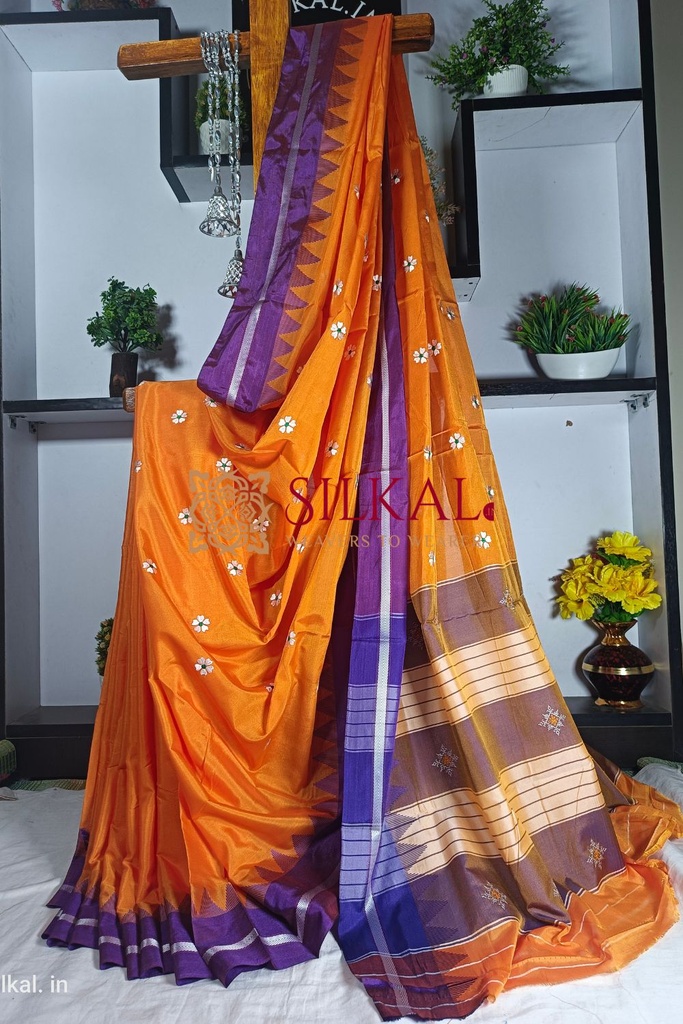 Ilkal Flower Butta Saree Saree-