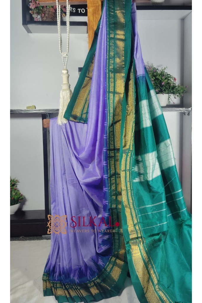 Ilkal Temple Cotton Silk Saree