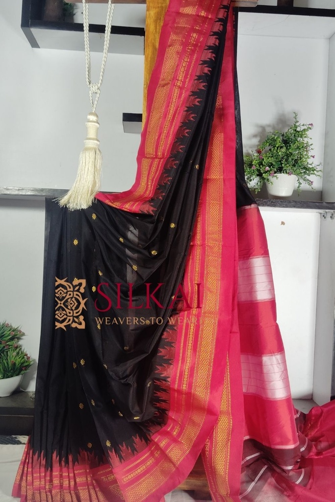 Ilkal Buta Cotton Silk Temple