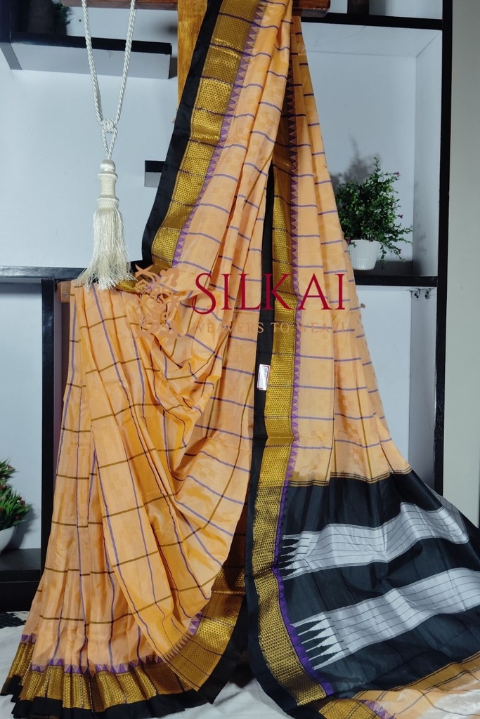 Ilkal Embossed With Mercerized Cotton