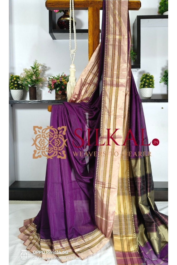 ILKAL COTTON GAADI DADI SAREE