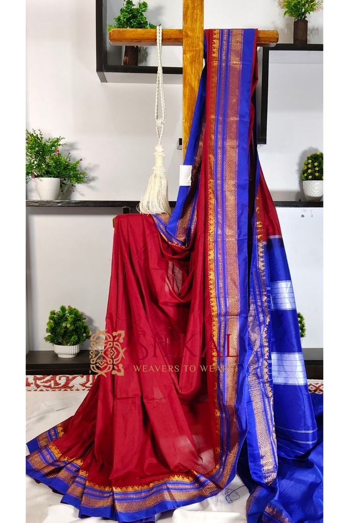 Ilkal Cotton Silk Saree