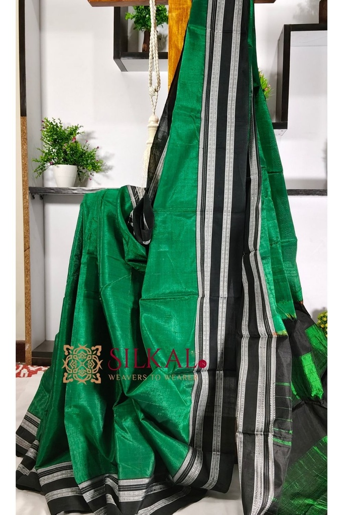 Ilkal Viscose Cotton Silk Gayatri Handloom Saree