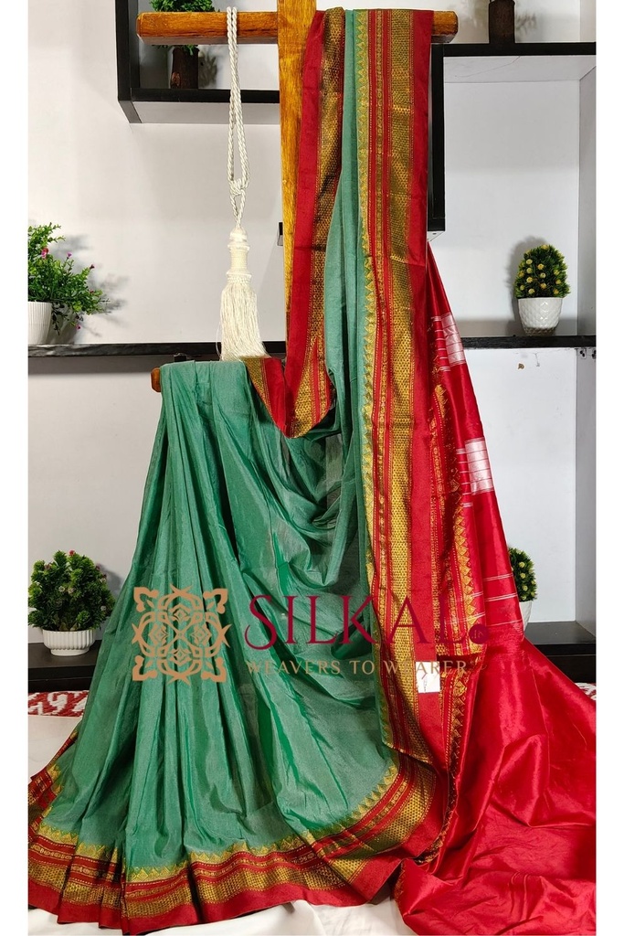 Ilkal Cotton Silk Saree