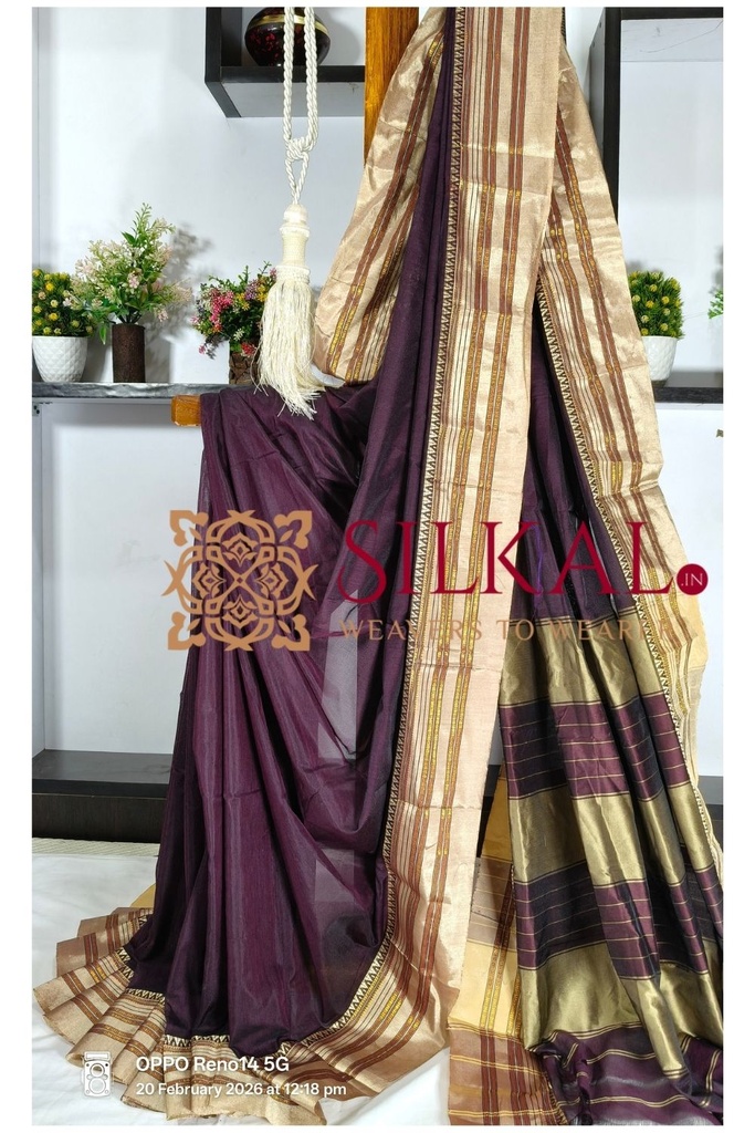 ILKAL COTTON GAADI DADI SAREE