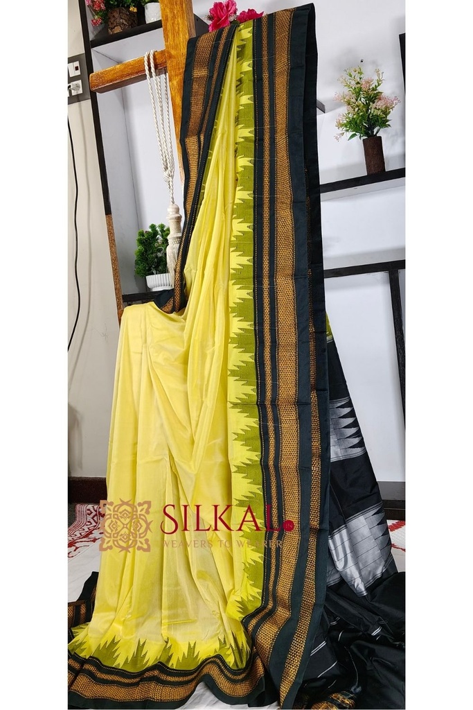Ilkal Temple Cotton Silk Saree