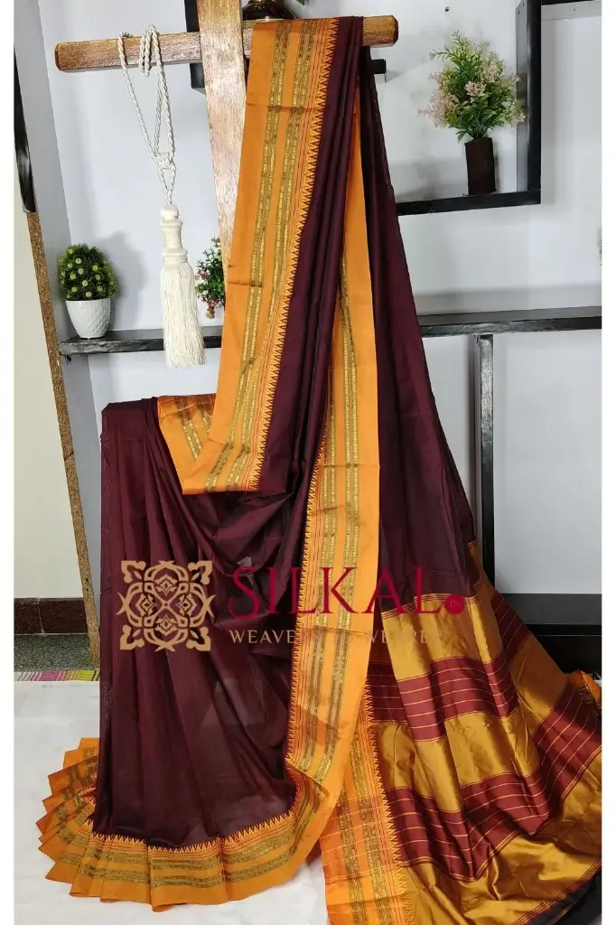 SKL03449  ILKAL COTTON GAADI DADI SAREE 