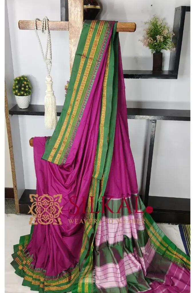 SKL03451  ILKAL COTTON GAADI DADI SAREE 