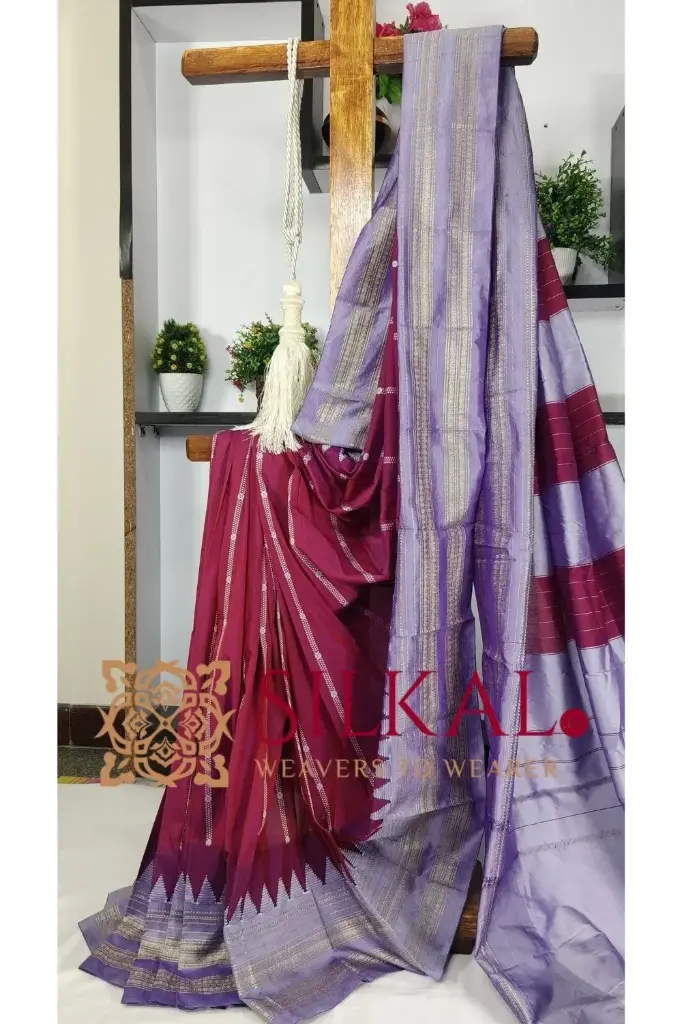 SKL03313 Ilkal Rudhrakshi Naryanpeth Saree 