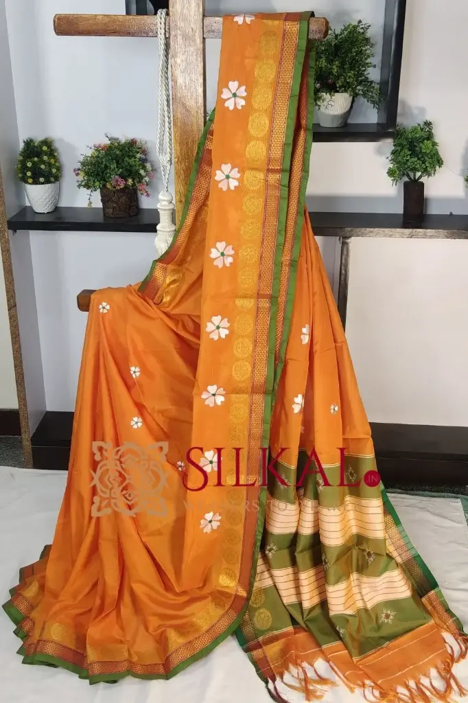 SKL03268 Ilkal Flower Butta Saree 