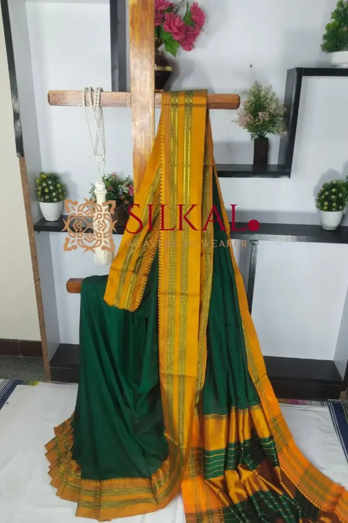 SKL03472 ILKAL COTTON GAADI DADI SAREE  
