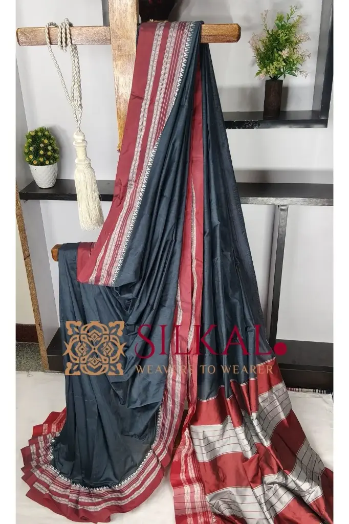 SKL03462  ILKAL COTTON GAADI DADI SAREE 
