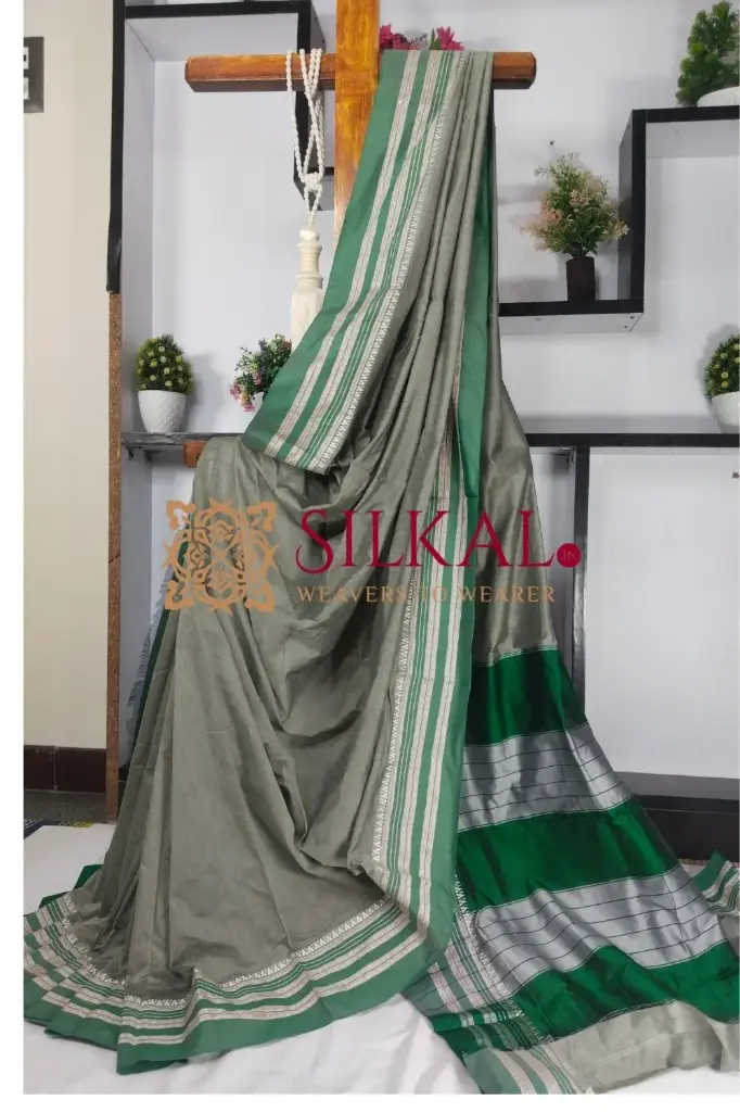 SKL03478 ILKAL COTTON GAADI DADI SAREE 