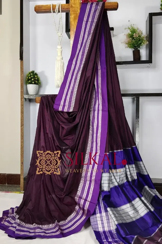 SKL03455 ILKAL COTTON GAADI DADI SAREE 