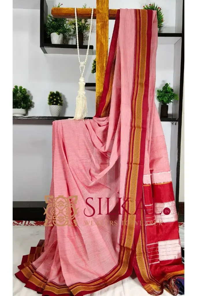 SKL3228 Ilkal Handloom Cotton Silk Saree 