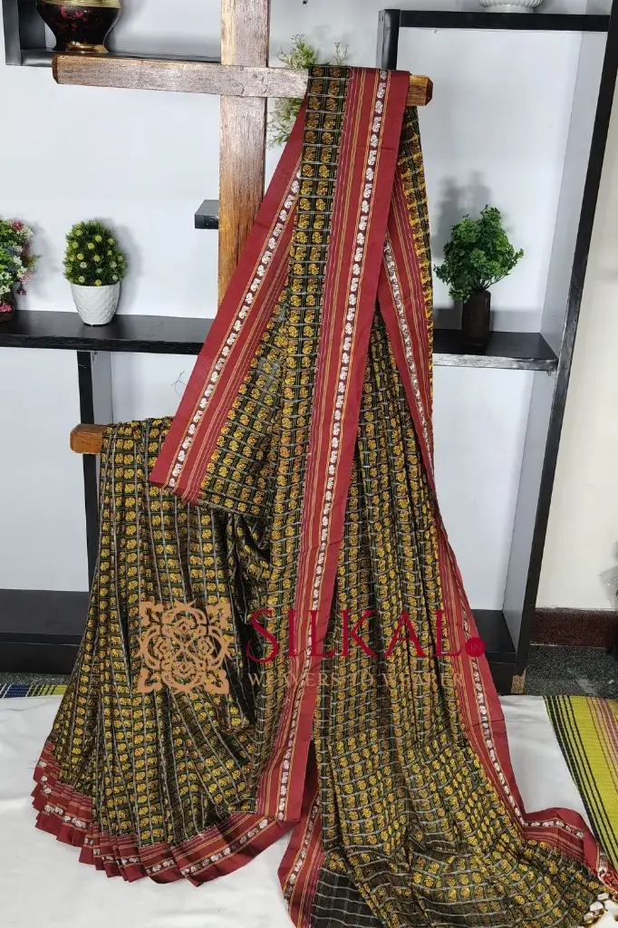 SKL03554 Ilkal Khun Viscose Cotton Saree 