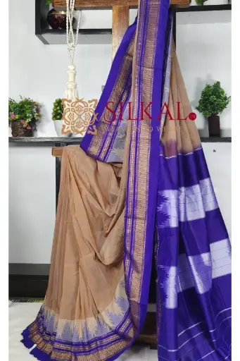 [SKL03556] SKL03556 Ilkal Cotton Silk Temple Saree 