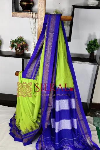[SKL03518] SKL03518 Ilkal Temple Saree  