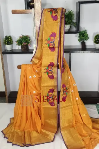 [SKL03265] SKL03265 Ilkal Flower Butta Saree 