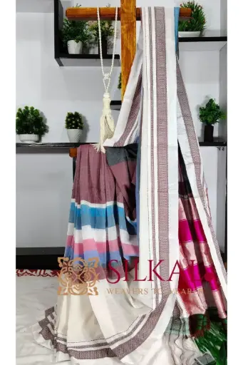 [SKL3223] SKL3223 Ilkal Handloom Cotton Silk Saree 