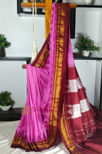 [SKL1247] Ilkal Temple Cotton Silk