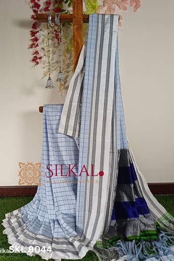 [SKL1327] Ilkal Cotton Silk Chikki Paras  Handloom Saree