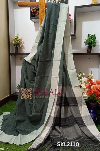 [SKL1336] Patteda Anchu Checks With Plain Border