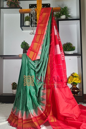 [SKL1450] Ilkal Temple Saree