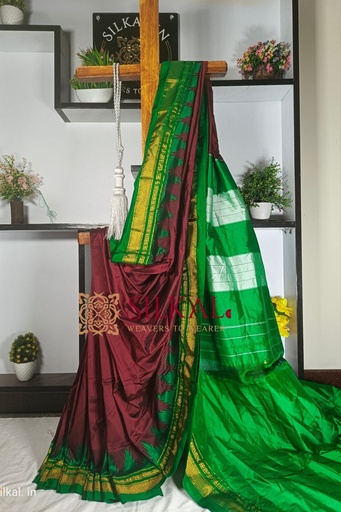 [SKL1463] Ilkal Temple Saree