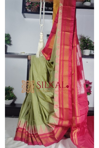 [SKL1485] Ilkal Cotton Silk Saree