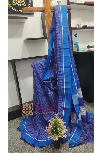 [SKL1023] Patteda Anchu Pure Cotton Handwoven Saree
