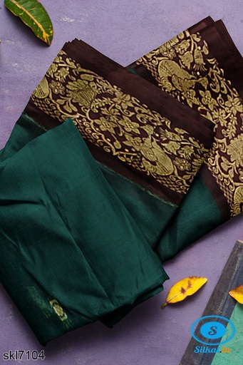 [SKL1513] Banahatti Cotton Saree With Traditional Border
