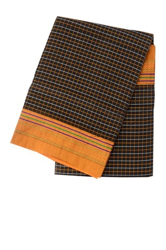 [SKL1516] Ilkal Silk By Cotton Chaduranga Chikki Saree