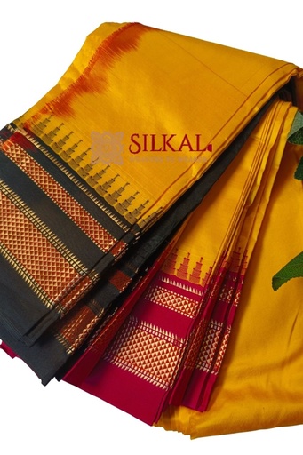 [SKL1541] Pure Silk Ilkal Handloom Saree