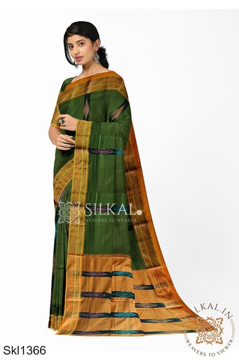 [SKL1568] Ilkal Ponchampalli Sonamati Saree