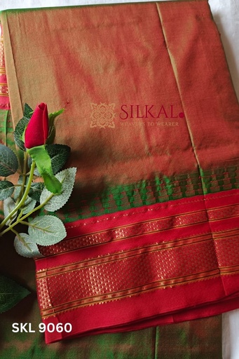 [SKL1588] Pure Silk Ilkal Handloom Saree
