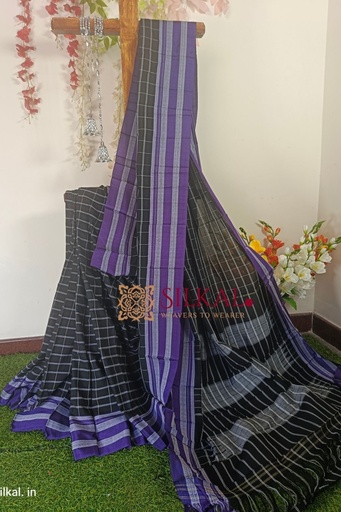 [SKL1603] Ilkal Gayatri Cotton By Cotton Handloom Saree