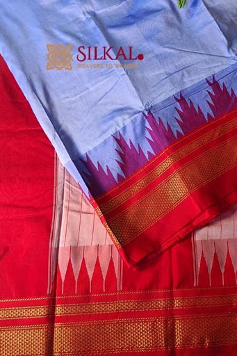 [SKL1620] Ilkal Half Silk Handloom Saree