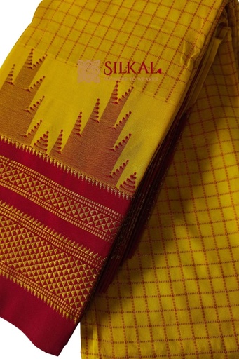 [SKL1631] Ilkal Silk Chadarunga Saree