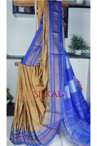 [SKL1814] Ilkal Ikkat Print Cotton Silk Saree