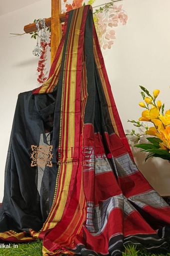 [SKL1058] Ilkal Mercerized Cotton Saree