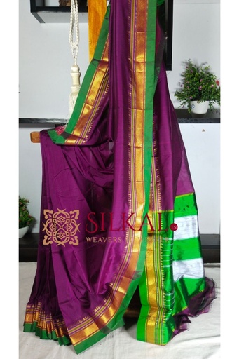 [SKL1831] Ilkal Plain Mercerised Silk