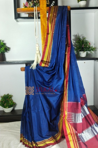 [SKL1847] Ilkal Mercerized Cotton Saree